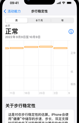 雷山iPhone手机维修如何在iPhone开启'步行稳定性通知'