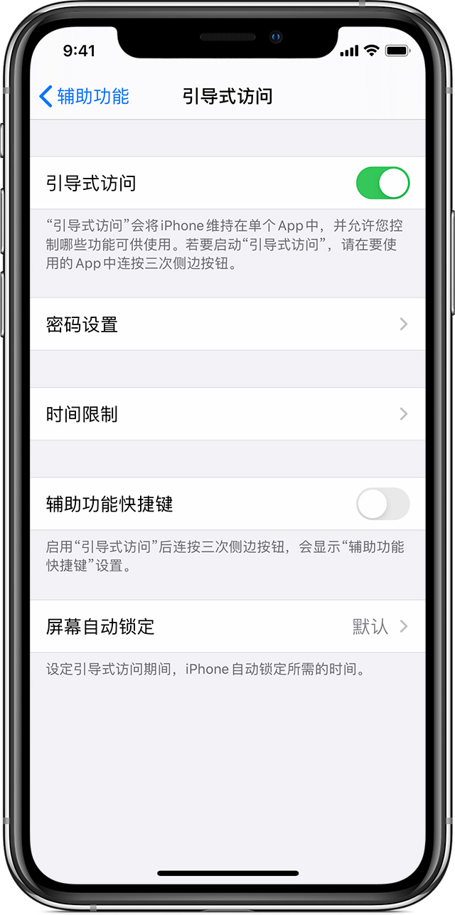 雷山苹果手机维修分享如何在 iPhone 上退出引导式访问 