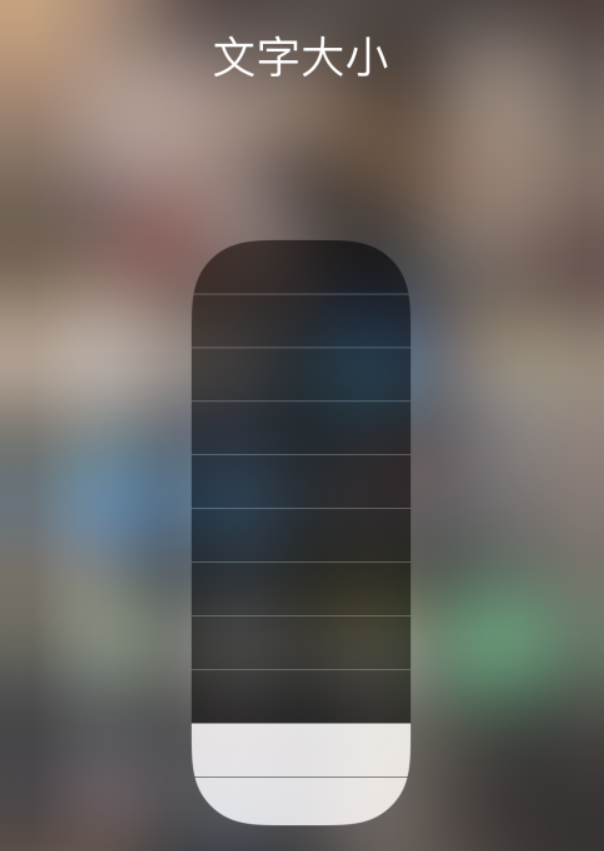 雷山苹果手机维修分享小技巧：在 iPhone 控制中心快速调节字体大小 